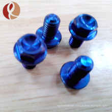 Manufacturer Of Gr5 Din6921 Hexagon Flange Bolt Titanium